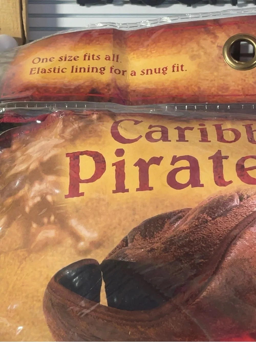 Caribbean Pirate Wig with Red Headband -